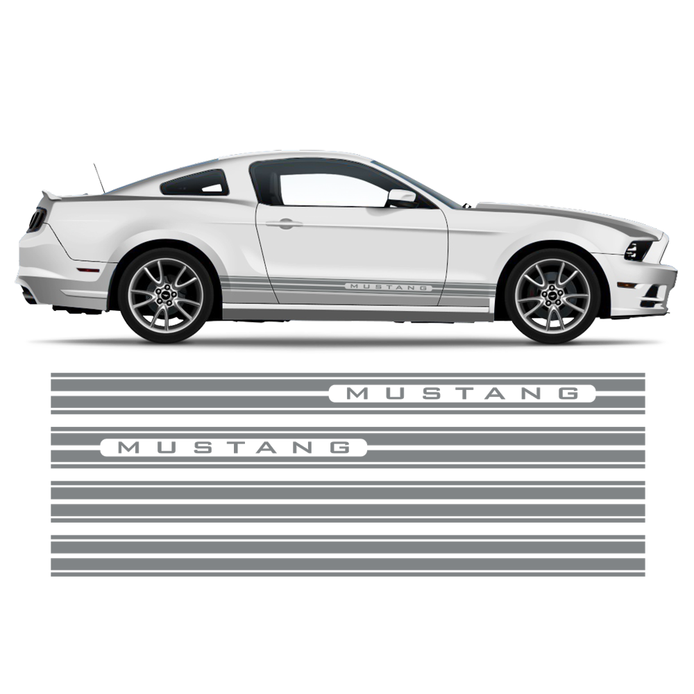 Mustang rocker stripes deals