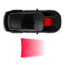 Roush Faded Hood Scoop Decal, for Ford Mustang 2015 - 2019 Decals - autodesign.shop