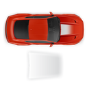 Roush Faded Hood Scoop Decal, for Ford Mustang 2015 - 2019 Decals - autodesign.shop