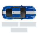 Roush Stage3 Racing Stripes Set, for Ford Mustang 2015 - 2024
