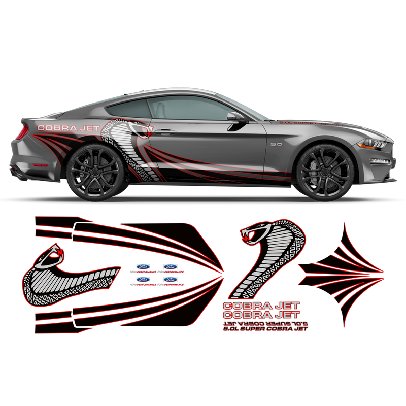 Jet Car Graphics Mustang Cobra Jet Car Logo