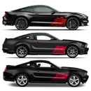 US Flag decals set, for Ford Mustang or any car body