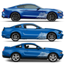 US Flag decals set, for Ford Mustang or any car body