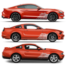 US Flag decals set, for Ford Mustang or any car body