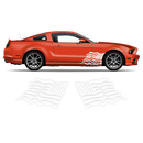 US Flag decals set, for Ford Mustang or any car body