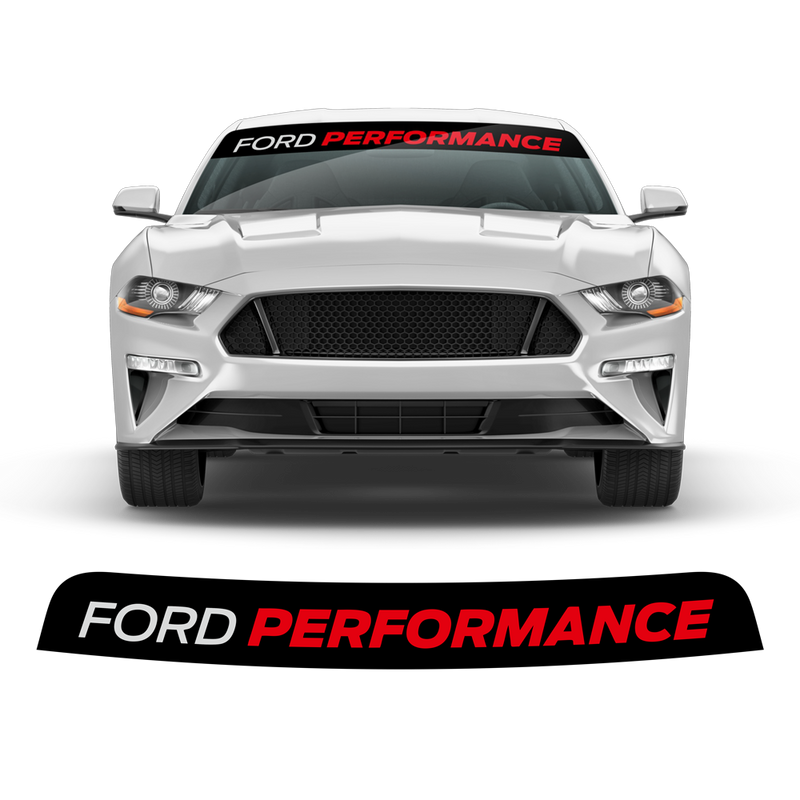 Ford Performance Windshield banner, for Ford Mustang 2015 - 2021