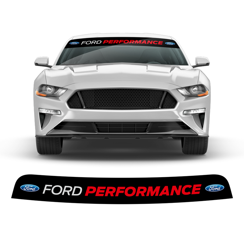 Ford Performance Windshield banner, for Ford Mustang 2015 - 2021