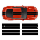 8inch Contoured Racing Stripes, for Ford Mustang 2015 - 2023