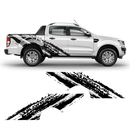 SCRATCHED Wild Trak Side Graphic, Ford Ranger