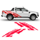 SCRATCHED Wild Trak Side Graphic, Ford Ranger