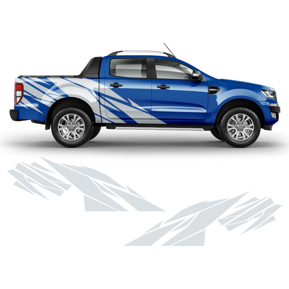 Ford Ranger Mountain Outdoor Panorama Graphics Decals Sticker Kit - 5687