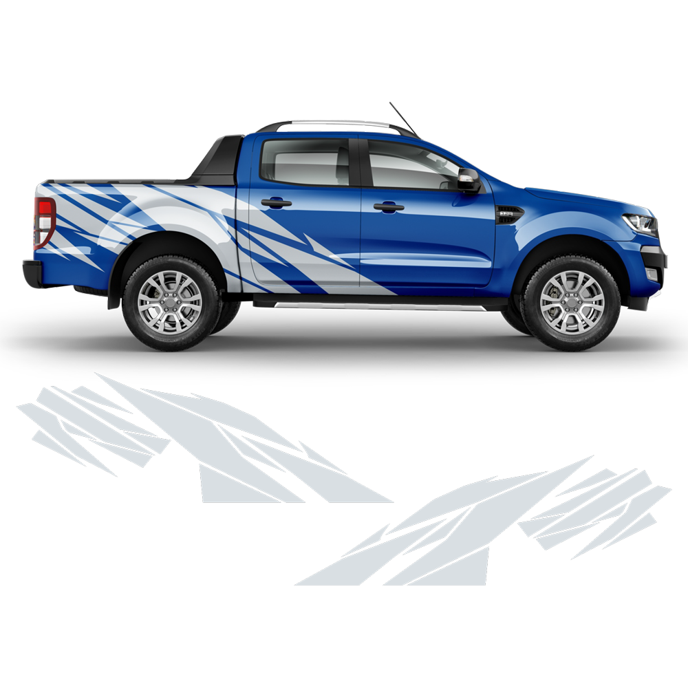 Ffr Graphics Ranger Warlord side graphic, for Ford Ranger