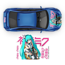 Itasha Hatsune Miku (VOCALOID) Anime Style Graphic, for Any Car Hood Decals - autodesign.shop