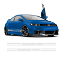 Racing Side Stripes, for HONDA CIVIC