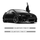 Racing Side Stripes, for HONDA CIVIC