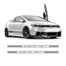 Racing Side Stripes, for HONDA CIVIC