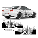 Neon Genesis Evangelion Itasha Asuka, Anime Style Decals for any Car Body