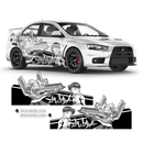 Neon Genesis Evangelion Itasha Asuka, Anime Style Decals for any Car Body