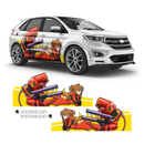 Itasha EVANGELION Anime Style Side Graphics, for any Car Body Decals - autodesign.shop
