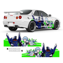 Itasha EVANGELION Anime Style Side Graphics, for any Car Body Decals - autodesign.shop