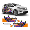 Itasha EVANGELION Anime Style Side Graphics, for any Car Body Decals - autodesign.shop