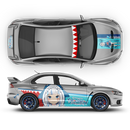 ITASHA Gawr Gura (Hololive) Anime Style Decals, for any Car Body
