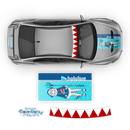 ITASHA Gawr Gura (Hololive) Anime Style Decals, for any Car Body