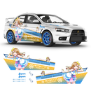 LOVE LIVE! Aqours (Kimi no Kokoro wa Kagayaiteru kai? ver.) Itasha, Anime Style Decals for any Car Body
