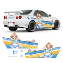 LOVE LIVE! Aqours (Kimi no Kokoro wa Kagayaiteru kai? ver.) Itasha, Anime Style Decals for any Car Body