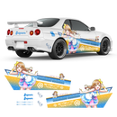 LOVE LIVE! Aqours (Kimi no Kokoro wa Kagayaiteru kai? ver.) Itasha, Anime Style Decals for any Car Body