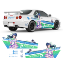 LOVE LIVE! Aqours (Kimi no Kokoro wa Kagayaiteru kai? ver.) Itasha, Anime Style Decals for any Car Body