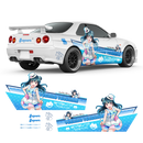 LOVE LIVE! Aqours (Kimi no Kokoro wa Kagayaiteru kai? ver.) Itasha, Anime Style Decals for any Car Body