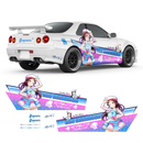 LOVE LIVE! Aqours (Kimi no Kokoro wa Kagayaiteru kai? ver.) Itasha, Anime Style Decals for any Car Body