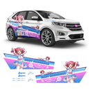 LOVE LIVE! Aqours (Kimi no Kokoro wa Kagayaiteru kai? ver.) Itasha, Anime Style Decals for any Car Body