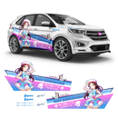 LOVE LIVE! Aqours (Kimi no Kokoro wa Kagayaiteru kai? ver.) Itasha, Anime Style Decals for any Car Body