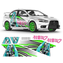 Itasha Hatsune Miku Anime Style Sides Graphics 