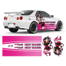 Itasha Nico Yazawa Anime Style Sides Graphics, for any Car Body