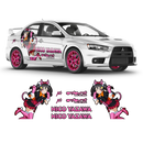 Itasha Nico Yazawa Anime Style Sides Graphics, for any Car Body