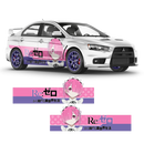 Re: Zero kara Hajimeru Isekai Seikatsu Itasha, Anime Style Decals, for any Car Body