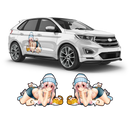 Itasha Super Sonico Anime Style Side Graphics, for any Car Body Decals - autodesign.shop