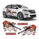 Itasha Yoko Littner (Gurren Lagann) Anime Style Side Graphics, for any Car Body Decals - autodesign.shop