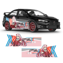 Zero Two (Darling in the FranXX) ITASHA, Anime Style Graphic Decals Set for any Car Body