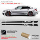 MB AMG C63 Edition 1 Rocker panel stripes decals set Decals - autodesign.shop