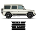 MB AMG G63 Side Stripes, MB Gelandewagen black