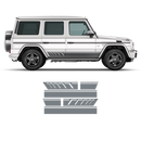 MB AMG G63 Side Stripes, MB Gelandewagen black