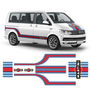 Curved Martini Stripes Set, for Volkswagen T5 / T6