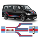 Curved Martini Stripes Set, for Volkswagen T5 / T6