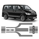 Curved Martini Stripes Set, for Volkswagen T5 / T6
