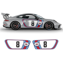 Retro Style Martini Racing Stripes Set, for Carrera (996/997/991/992)