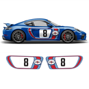 RETRO STYLE MARTINI RACING STRIPES SET, for CAYMAN 2005 - 2024